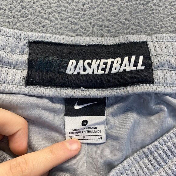 Nike Money White Gray 2010 Lined Mesh Men's Small Shorts 362664 070,Basketball - Picture 3 of 12